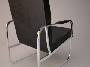 leisure chair Model 3D