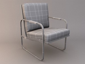 leisure chair Model 3D