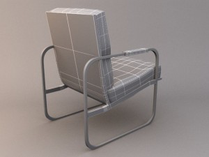 leisure chair Model 3D