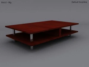 バッチコーヒーテーブル 3Dモデル