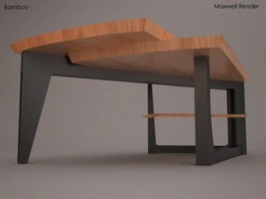 bamboo coffee table 3D Model