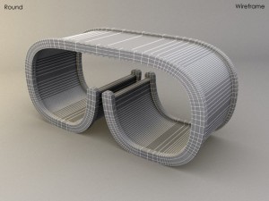 designer coffee table 3Dモデル