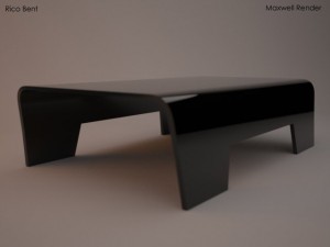 rico bent coffee table Modello 3D
