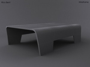 rico bent coffee table 3D Модель