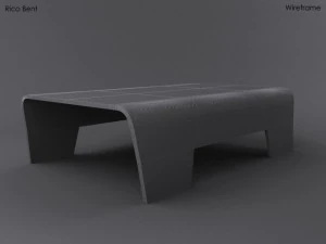 rico bent coffee table 3D Model