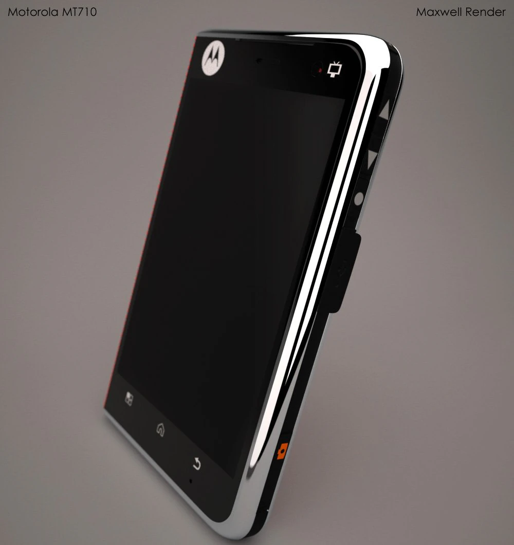 motorola mt710 cellphone 3D Model .c4d .max .obj .3ds .fbx .stl .blend 