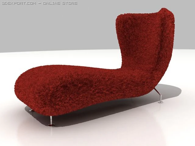 lounge seat 3D Model .c4d .max .obj .3ds .fbx .stl .blend 