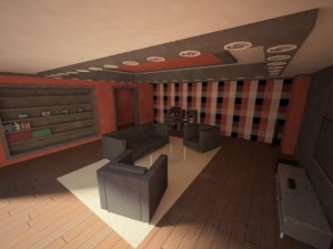 living room Modèle 3D