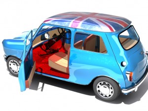 mini cooper 1959 Modelo 3D