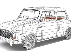 mini cooper 1959 3D Model