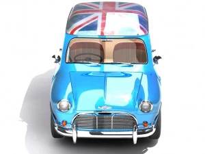mini cooper 1959 3D Model