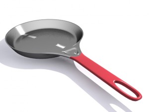 frying pan 3D 模型