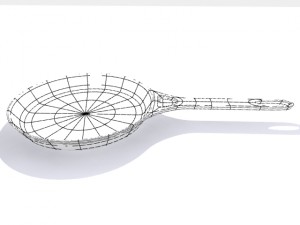 frying pan 3D 模型