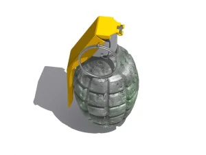 military grenade 3D Model