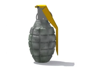 military grenade 3D Model