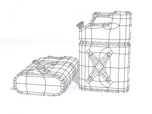 military jerrycan 3d 3D 모델