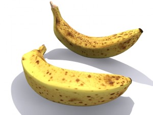 banana 3D मॉडल