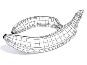 banana 3D मॉडल