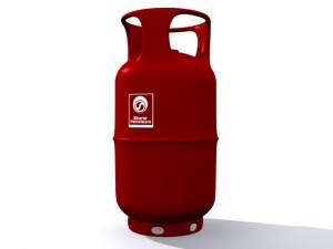 cylinder gas Model 3D