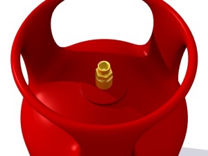 cylinder gas Model 3D
