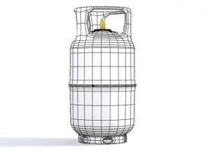cylinder gas Model 3D