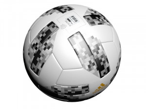 adidas telstar russia 2018 3Dモデル