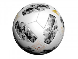 adidas telstar russia 2018 3Dモデル