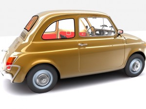 fiat 500 3D 模型
