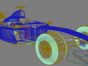 f1 race car f2003 3D 모델