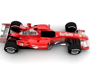 f1 race car f2003 3D 모델