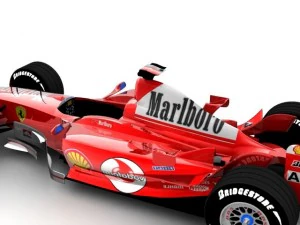 mobil balap f1 f2003 Model 3D