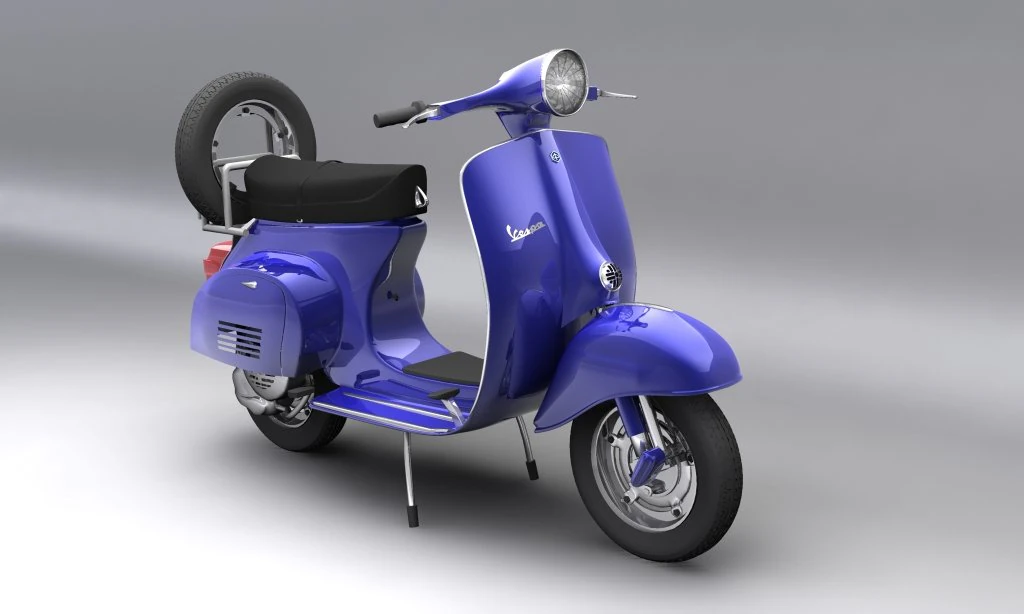 vespa 150 primavera Model 3D .c4d .max .obj .3ds .fbx .stl .blend