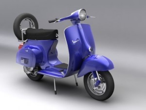 vespa 150 primavera Model 3D