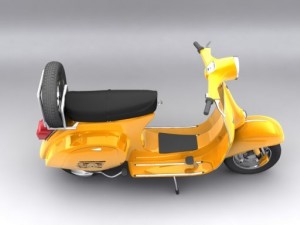 vespa 150 primavera 3D 모델
