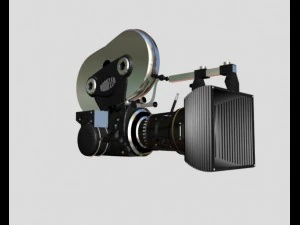 кинокамера 3D Модель