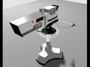 broadcast video camera 3D Model