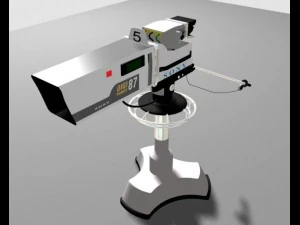 Broadcast-Videokamera 3D Modell
