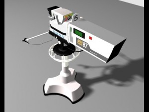broadcast video camera 3D Model