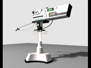 broadcast video camera 3D Model