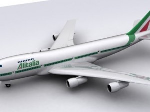 boeing alitalia 3D Модель