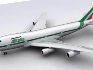 Boeing Alitalia 3D Modell