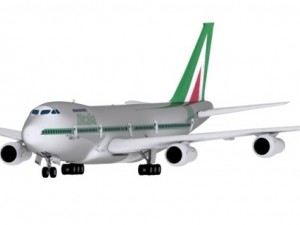 boeing alitalia 3D Model