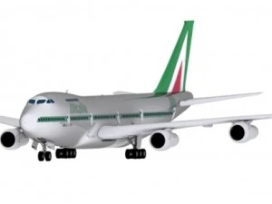 boeing alitalia 3D Model