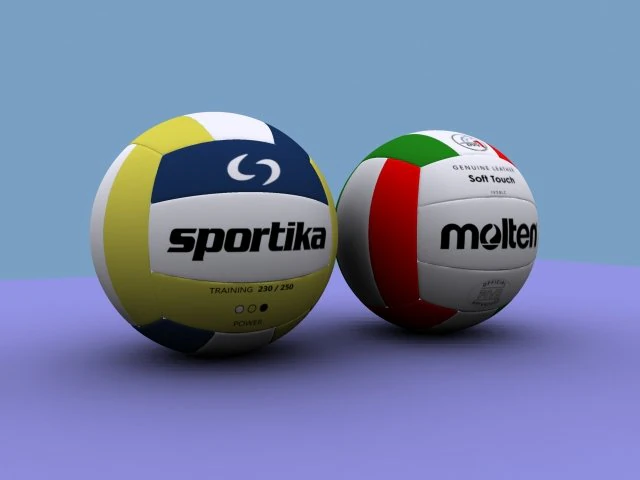 volleyball 3D Model .c4d .max .obj .3ds .fbx .stl .blend 
