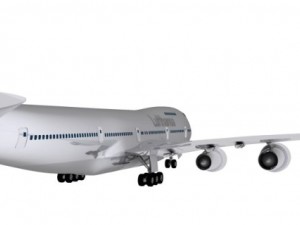 boeing lufthansa Modelo 3D