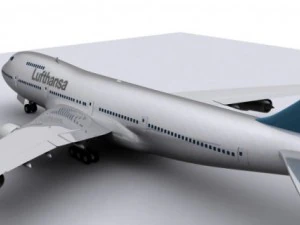 boeing lufthansa 3D Model