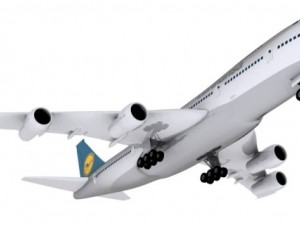 boeing lufthansa Modelo 3D