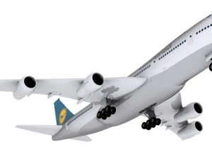 boeing lufthansa 3D Model