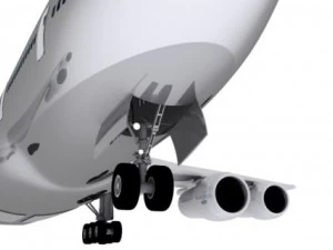 boeing lufthansa 3D Model
