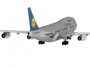 boeing lufthansa 3D Model